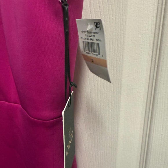 CeCe - Halter Neck Bodycon Fuschia Dress - NWT - Size 2 - Picture 9 of 10